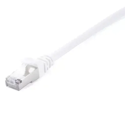 V7 CAT6 Ethernet Shielded STP 02M White - Thumbnail 2