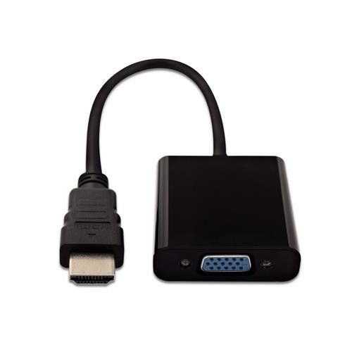 V7 Black Video Adapter HDMI Male to VGA Female - Image 1