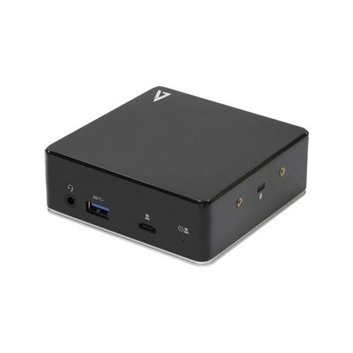 V7 Universal USB-C Docking Station w/ Dual HDMI. 3.5mm Combo Audio. Gi - Image 1