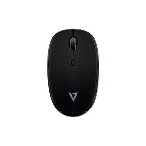 V7 MW550BT Bluetooth Silent 4-Button Mouse with adjustable DPI - Black - Image 1
