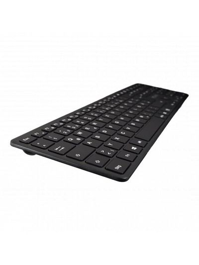V7 Bluetooth Keyboard KW550DEBT 2.4GHZ Dual Mode. German QWERTZ - Blac