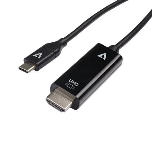 V7 V7UCHDMI-1M video cable adapter USB Type-C 3.2 Gen 1 HDMI Black - Image 1