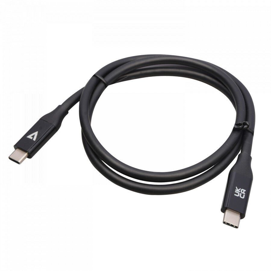 V7 V7USB4-80CM USB cable 0.8 m USB C Black - Image 1