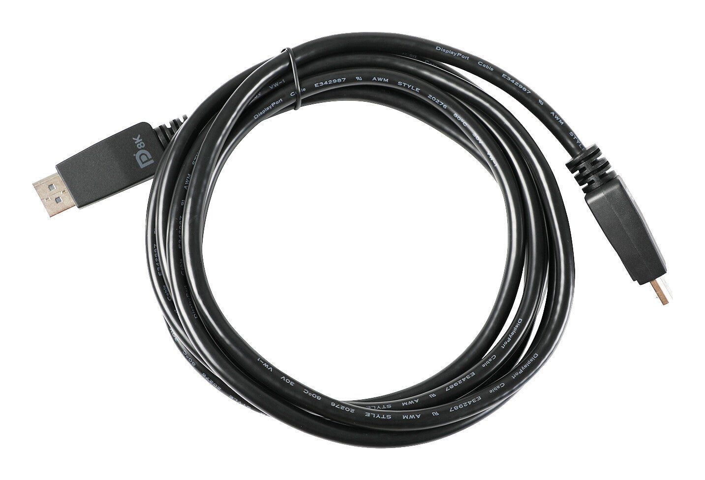 V7 DisplayPort 1.4 Cable 32.4 Gbps 8K UHD 3m/10ft Black - Image 1
