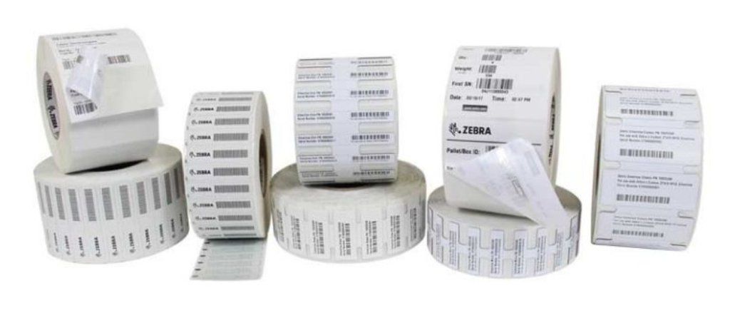 Zebra 10026768 barcode label White - Image 1