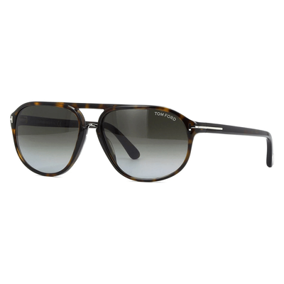 TOM FORD Mężczyzna TOM FORD FT0447 JACOB 52B Okulary przeciwsłoneczne Acetat Hawana Dym Okrągły Normalna Zacieniony - Thumbnail 2