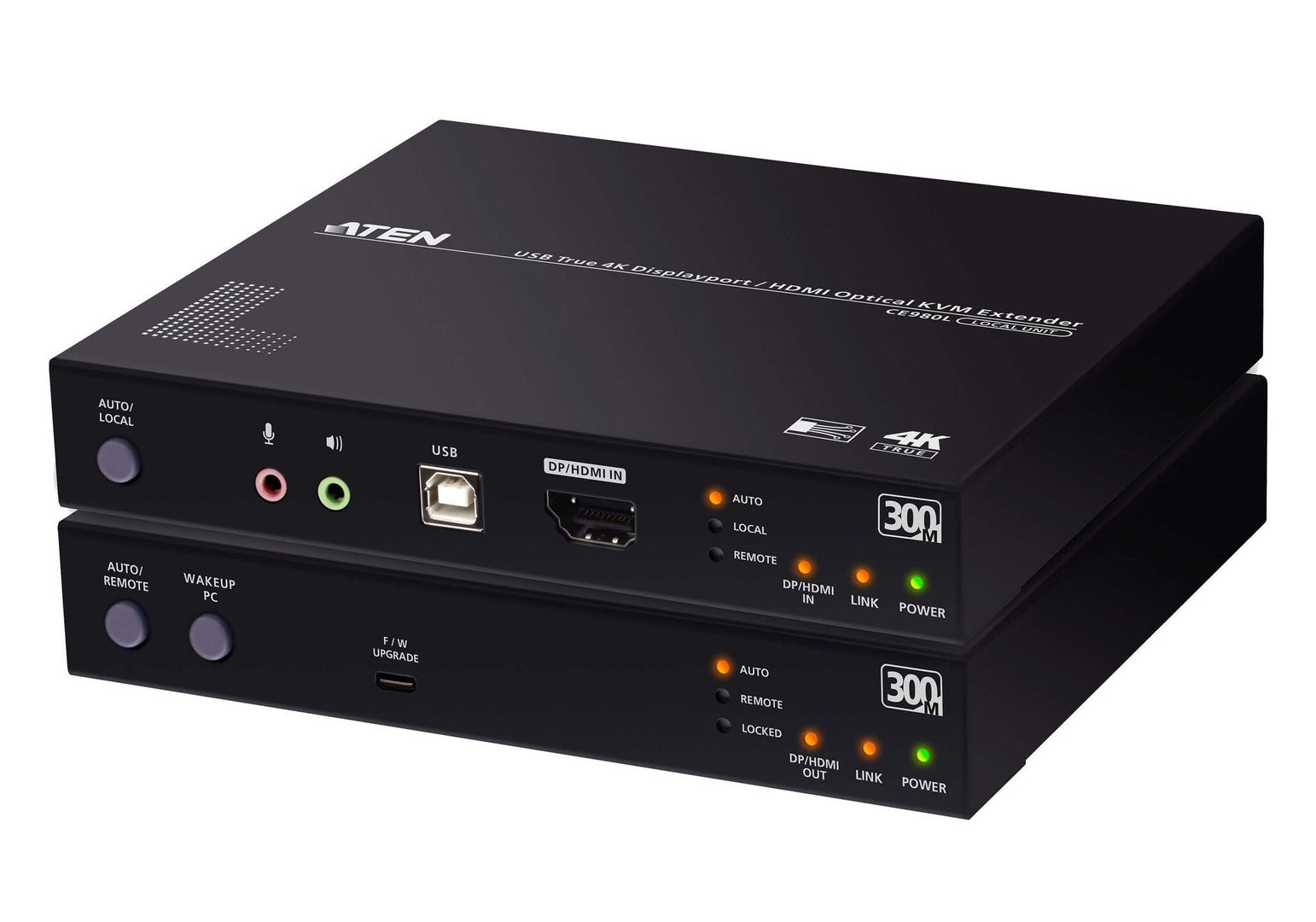 ATEN True 4K DP/HDMI Optical KVM 300m - Image 1