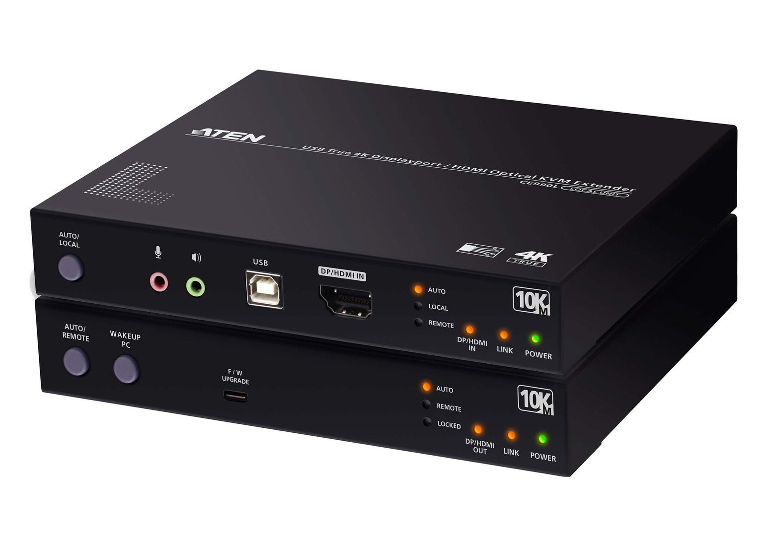 ATEN True 4K DP/HDMI Optical KVM 10km - Image 1