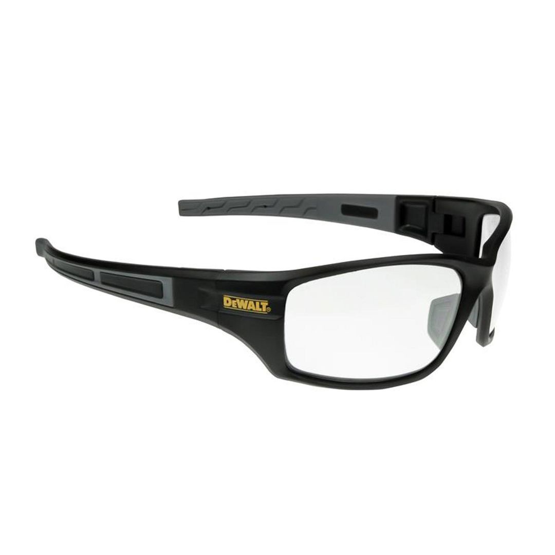 DEWALT, DPG101, Auger Glasses, Clear, Polycarbonate, Wrap-Around Lens - White - Image 1