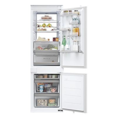 HAIER HBW7518CTK Integrated Smart 70/30 Fridge Freezer - Sliding Hinge, White