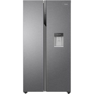 Haier HSR3918EWPG Series 3 American Fridge Freezer With Water Dispenser - SILVER