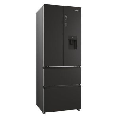 Haier FD 70 Series 5 444 Litre French Style American Fridge Freezer - Black - Thumbnail 1