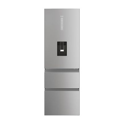 Haier 3D 60 Series 5 357 Litre 60/40 Freestanding Fridge Freezer - Silver