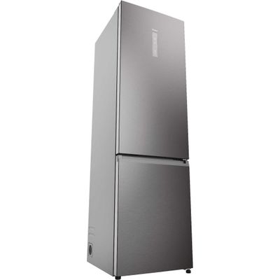 Haier 2D 60 Series 5 409 Litre 60/40 Freestanding Fridge Freezer - Dark Inox