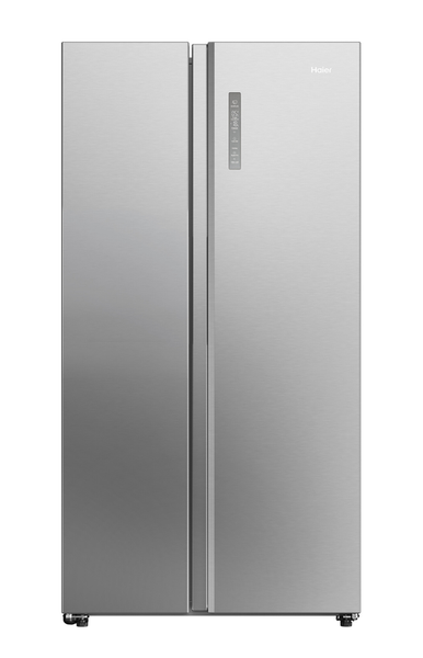 Haier Series 5 615 Litre Side-by-Side American Fridge Freezer - Stainless Steel - Thumbnail 2
