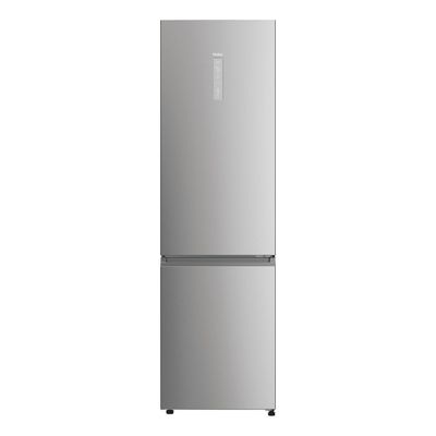 Haier HDPW5620DNPK 60cm Series 5 Frost Free Fridge Freezer - PLATINUM INOX