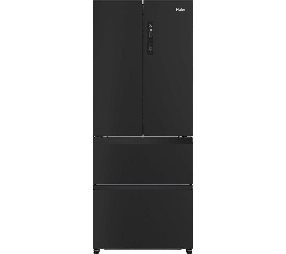 Haier HFR3718ENPT 70cm Frost Free Fridge Freezer - BLACK - Image 1