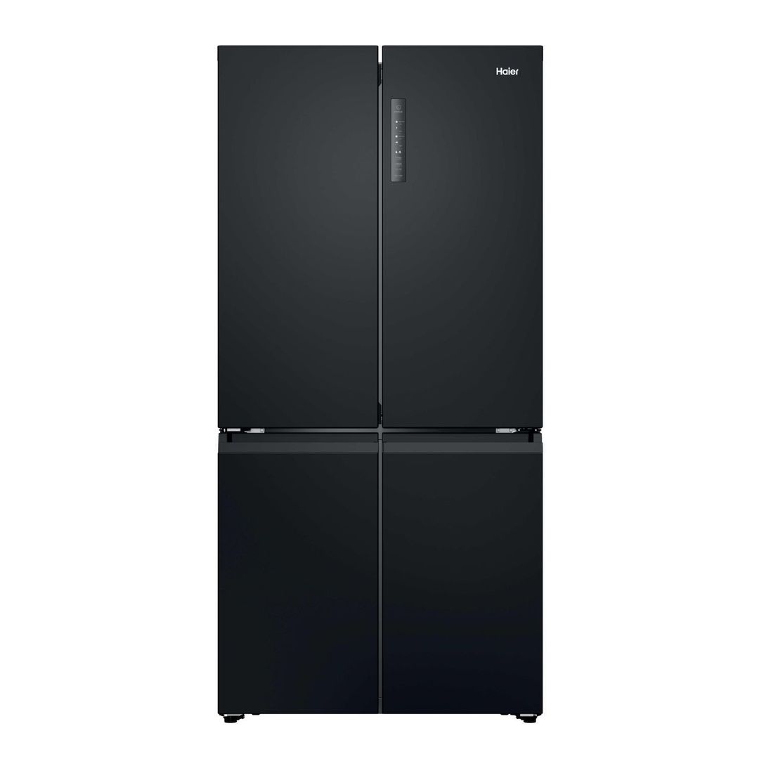 Haier HCR39F19ENPT Four Door French Style Fridge Freezer - SLATE BLACK - Image 1