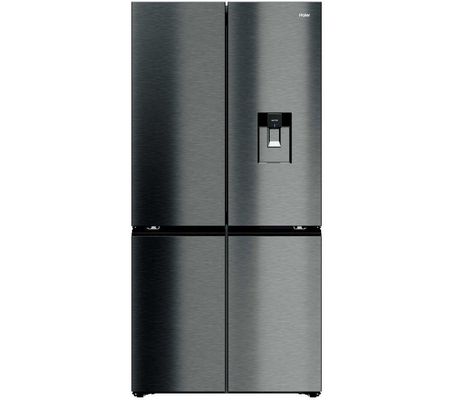 Haier HCW79F19EHSB Four Door Cube 90 Series 7 Fridge Freezer With Ice & Water - STAINLESS STEEL