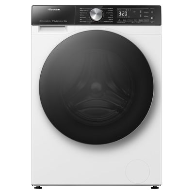 HISENSE 5S Series Auto Dosing WF5S1245BW WiFi-enabled 12 kg 1400 Spin Washing Machine - White, White