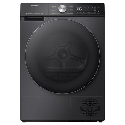 Hisense DH5S102BB 10kg 5S Series Heat Pump Condenser Tumble Dryer - BLACK
