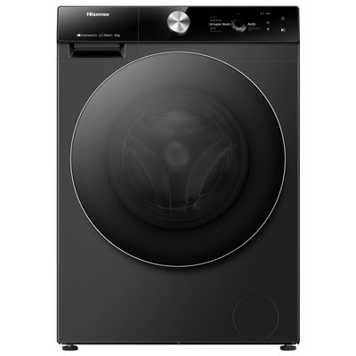 HISENSE 7S Series Auto Dosing WF7S1247BB AI WiFi-enabled 12 kg 1400 Spin Washing Machine Black, Black