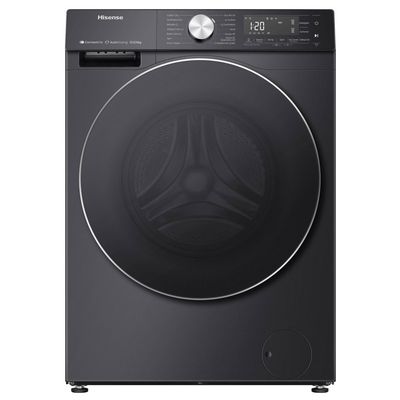 HISENSE 5S Series Auto Dosing WD5S1045BB WiFi-enabled 10.5 kg Washer Dryer - Black, Black