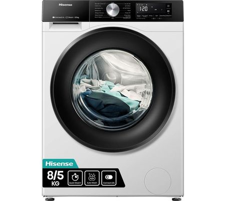 Hisense WD3S8043BW3 8kg/5kg 3S Series WiFi-Enabled Washer Dryer - WHITE