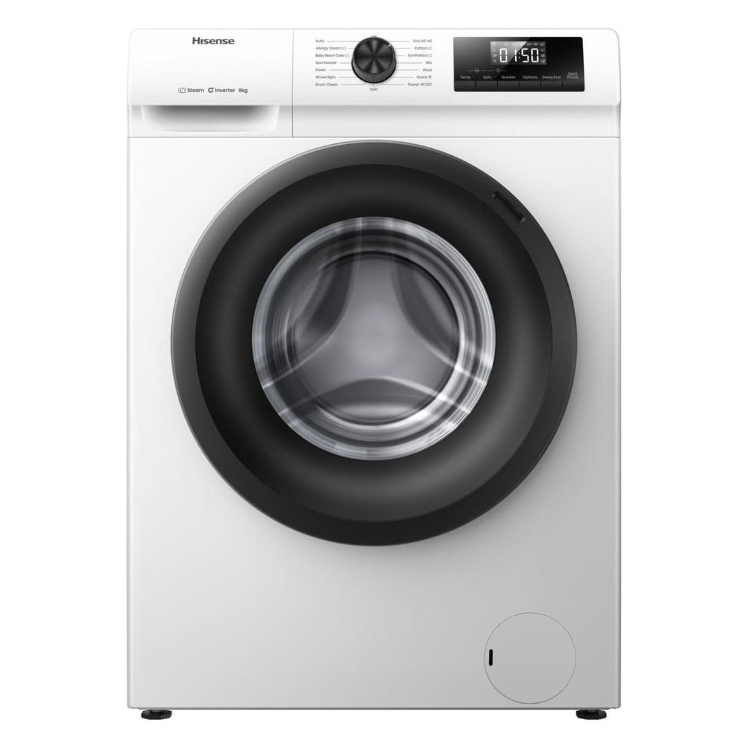 Hisense 1Q Series 8kg 1400rpm Washing Machine - White - Image 1