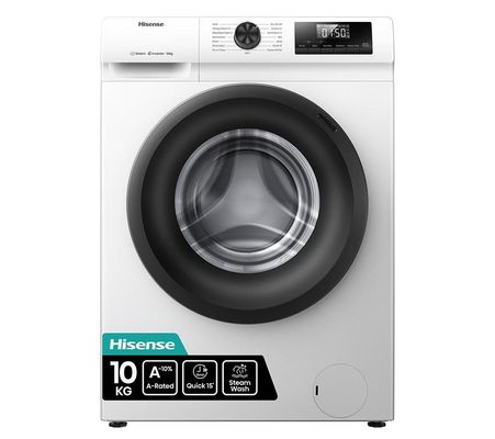 HISENSE 1 Series WF1Q1041BW 10 kg 1400 Spin Washing Machine - White, White