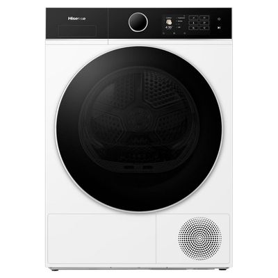 HISENSE 5i Series DH5I104BWAB WiFi-enabled 10 kg Heat Pump Tumble Dryer - White, White