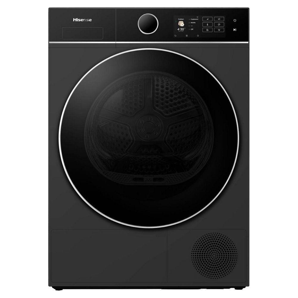 HISENSE 5i Series DH5I104BBAB WiFi-enabled 10 kg Heat Pump Tumble Dryer - Black, Black - Image 1