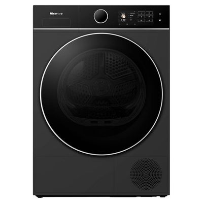 HISENSE 5i Series DH5I104BBAB WiFi-enabled 10 kg Heat Pump Tumble Dryer - Black, Black