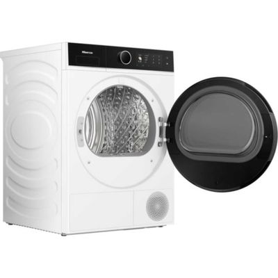 HISENSE 5i Series DH5I904BWBC WiFi-enabled 9 kg Heat Pump Tumble Dryer - White, Black - Thumbnail 2