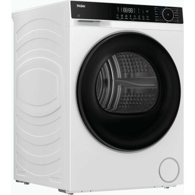 Haier HD80-D357U1 Series 5 8kg Wifi Heat Pump Condenser Tumble Dryer - WHITE