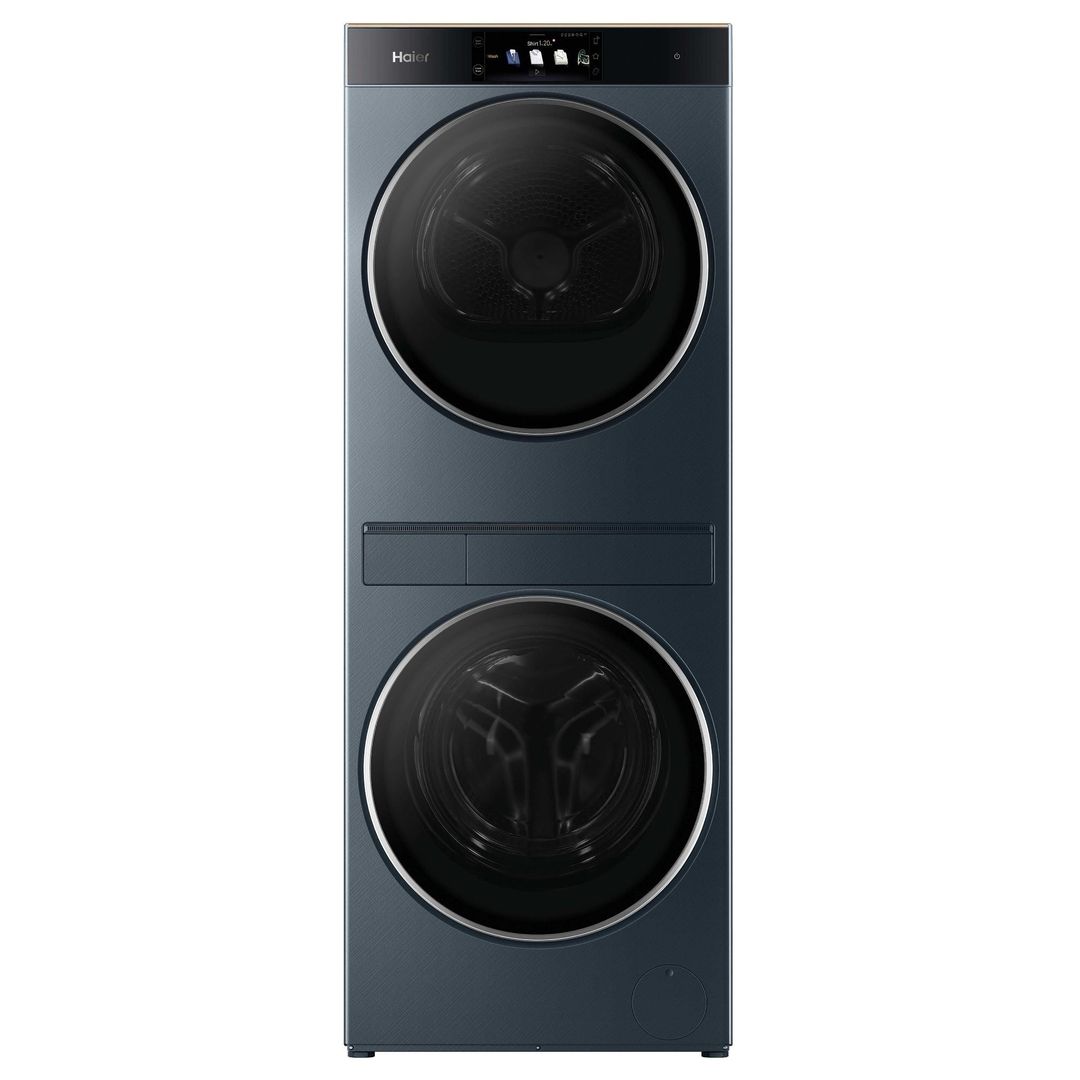 Haier Couture Laundry Centre CLC108-GNU1-UK WiFi-enabled 10 kg Stacked Washer Dryer - Graphite, Black - Image 1