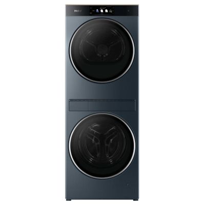 Haier Couture Laundry Centre CLC108-GNU1-UK WiFi-enabled 10 kg Stacked Washer Dryer - Graphite, Black