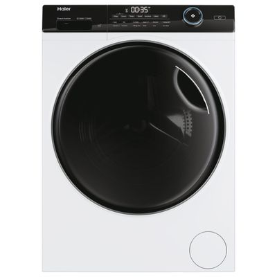 Haier I-Pro Series 5 9kg Washing Machine - Smart W-Fi Quiet A-Rated - Freestanding White - HW90-B14959U1