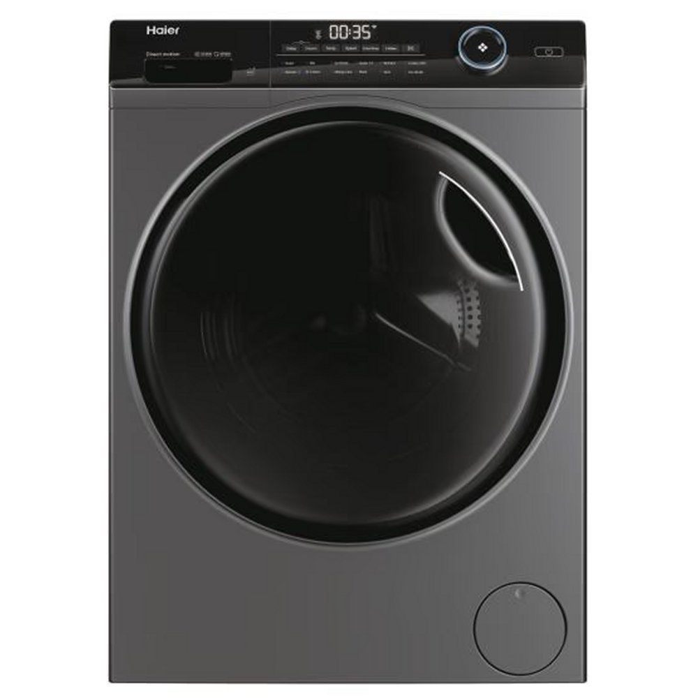 Haier I-Pro Series 5 9kg Washing Machine - Smart Wi-Fi Quiet A-Rated - Freestanding Graphite - HW90-B14959S8U1 - Image 1