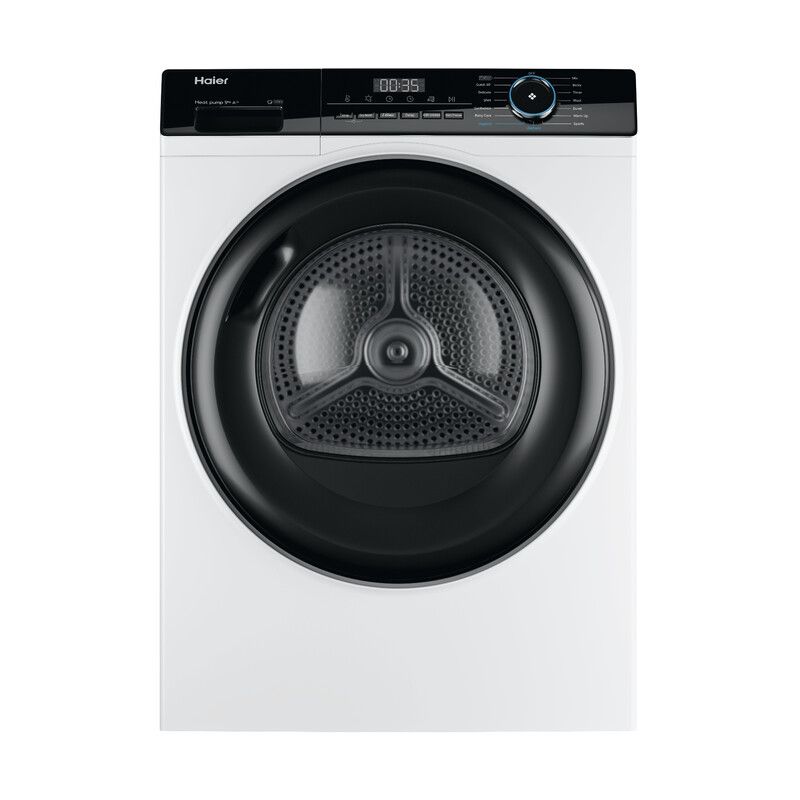 Haier 939 Series 3 9kg Heat Pump Tumble Dryer - A++ Rated Reverse Action - White - Image 1
