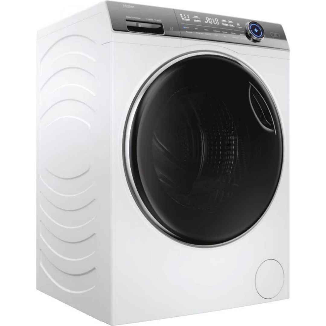 Haier HW100GBD14979UUK 10kg I-Pro Series 7 Plus Autodose Freestanding Washing Machine 1400rpm - WHITE - Image 1