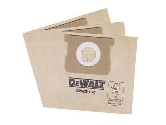 Vacuum Dxva25-4240 Dust Bag (Pack 3) - Grey - Thumbnail 2