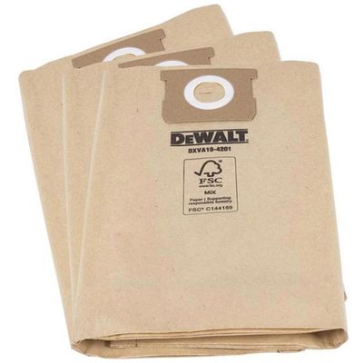Dewalt Vacuum Dxva19-4201 Dust Bag (Pack 3) DXVA19-4201 - Thumbnail 2