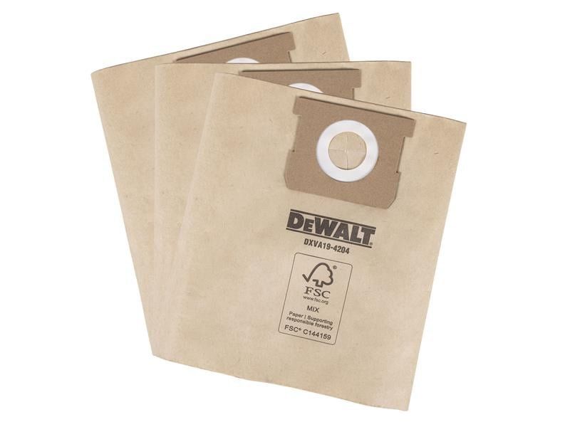 Dewalt Vacuum Dxva19-4204 Dust Bag (3 Pack) DXVA19-4204 - Image 1