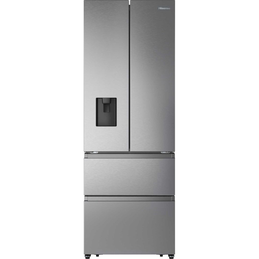 HISENSE PureFlat Slim RF632N4WIE Fridge Freezer - Stainless Steel, Stainless Steel - Image 1