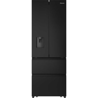 HISENSE PureFlat Slim RF632N4WFE Fridge Freezer - Black Stainless Steel, Stainless Steel