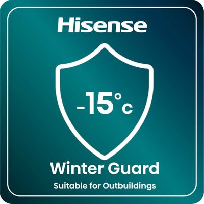 HISENSE FV298N4ACE Tall Freezer - Silver, Silver/Grey