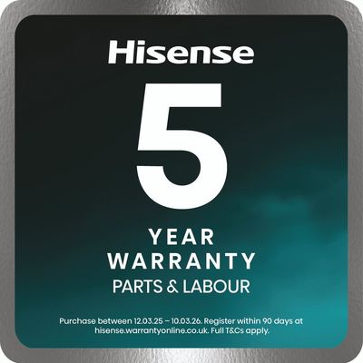 Hisense 560 Litre French Style American Fridge Freezer - Stainless Steel