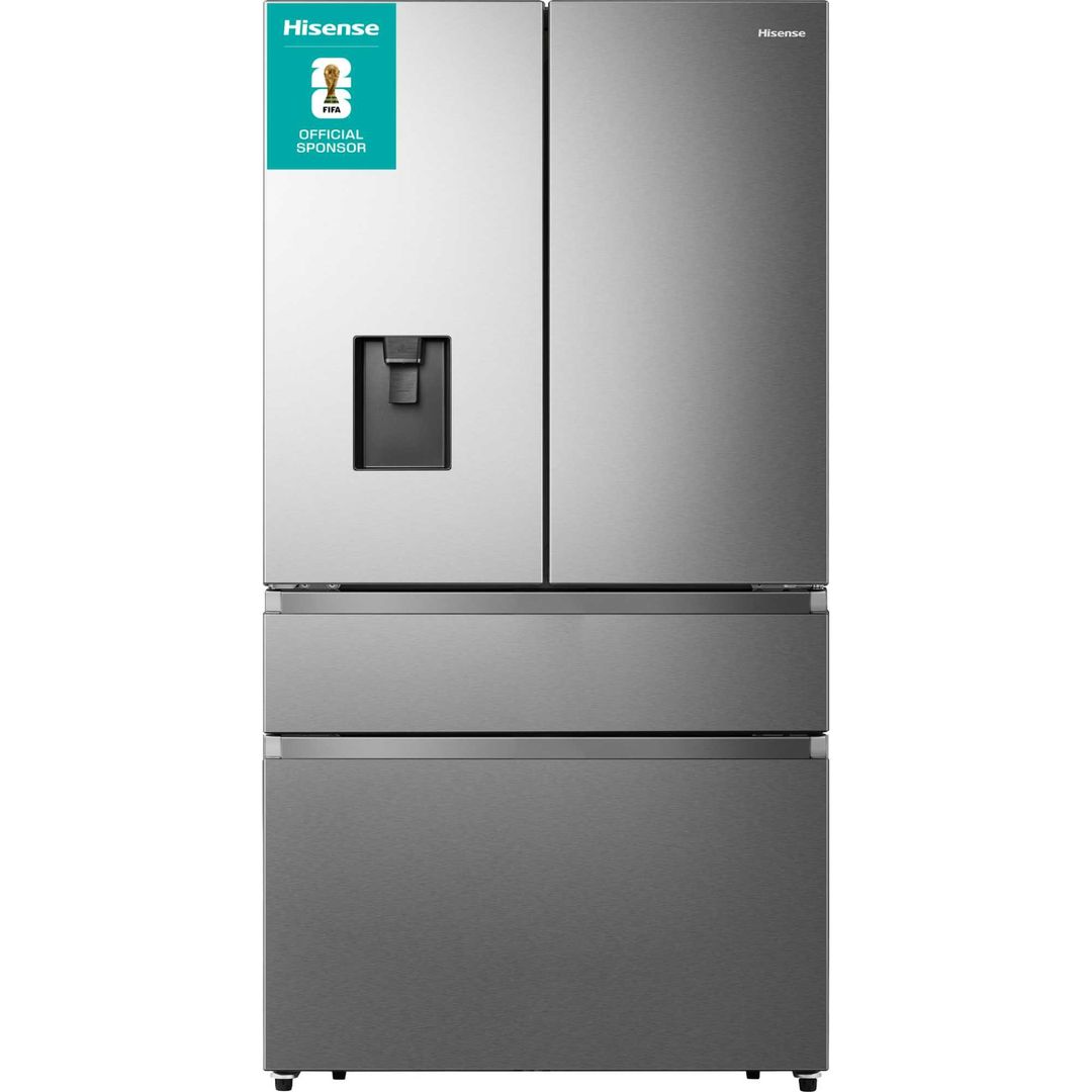 HISENSE PureFlat RF749N4SWSE Smart Fridge Freezer - Stainless Steel, Stainless Steel - Image 1