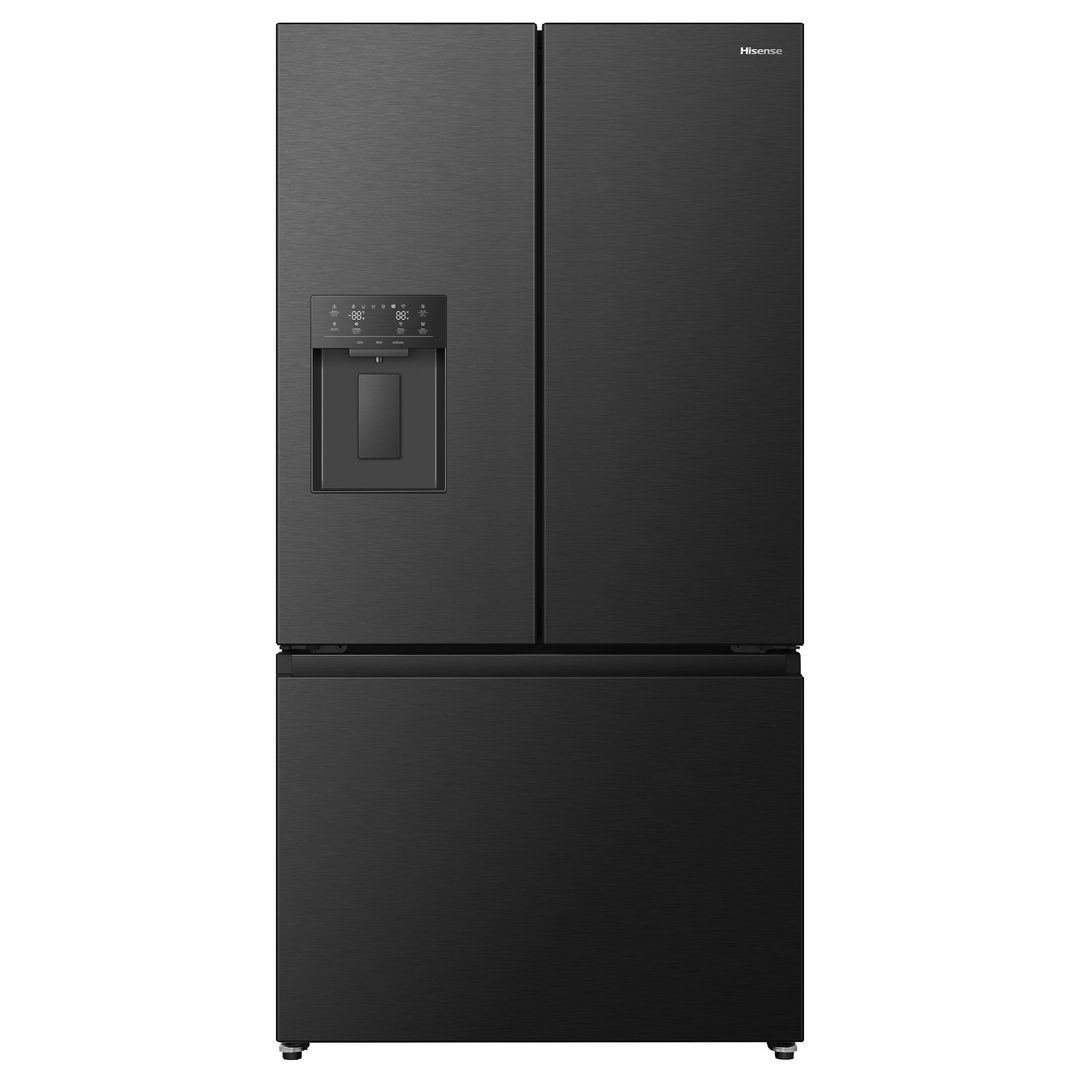 HISENSE PureFlat RF815N4SEFE Smart Fridge Freezer - Black Stainless Steel, Stainless Steel - Image 1